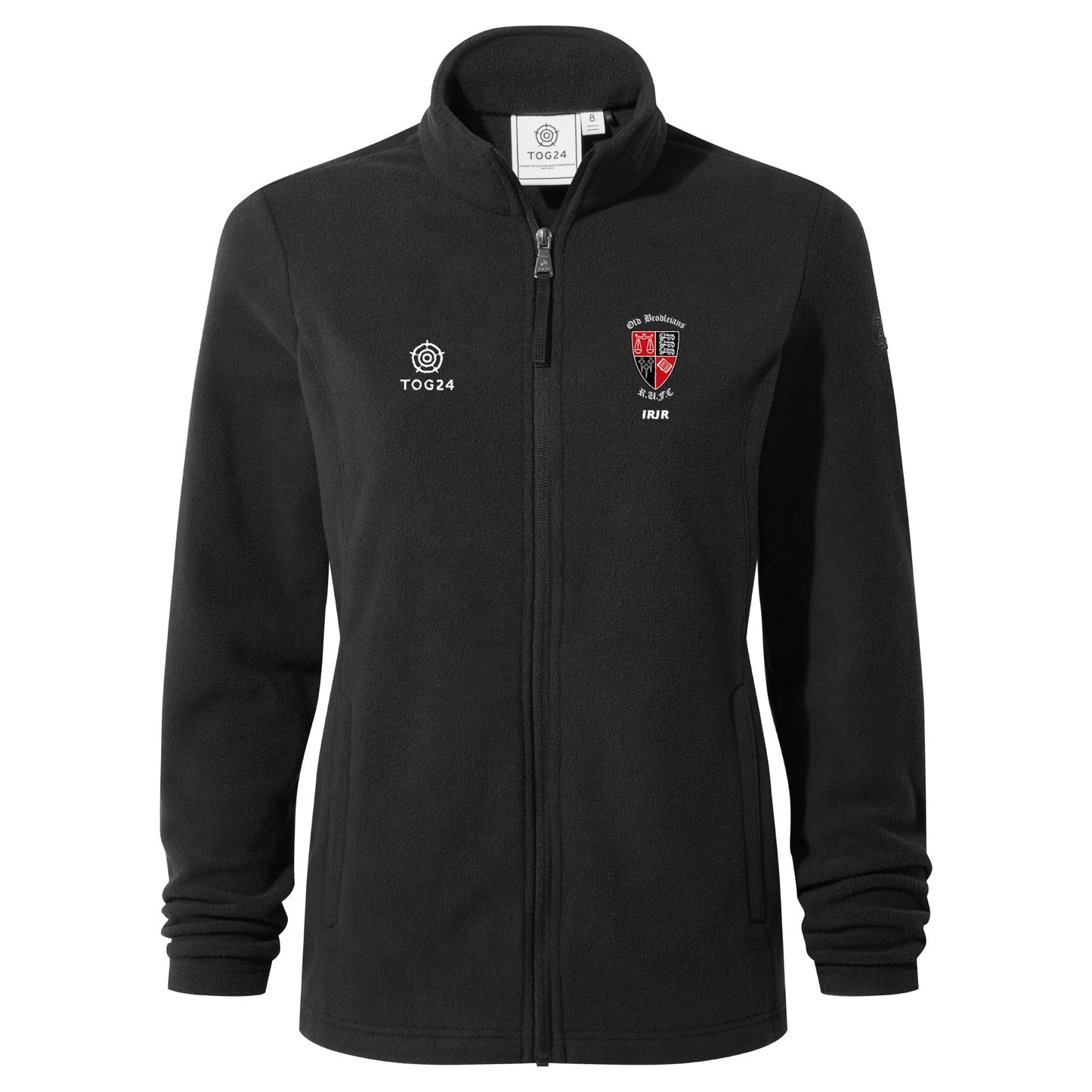Old Brodleians Womens - Revive Fleece Jacket Black