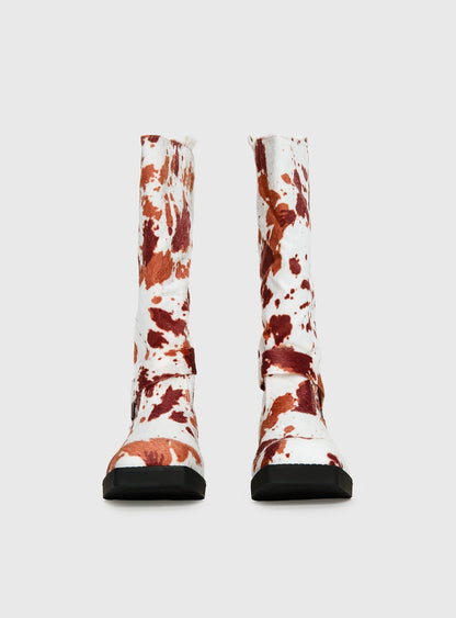 Wrecked Western Boots Animal