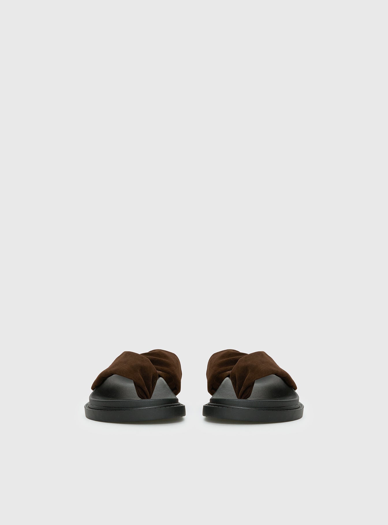 Soryn Wrap Slides Chocolate