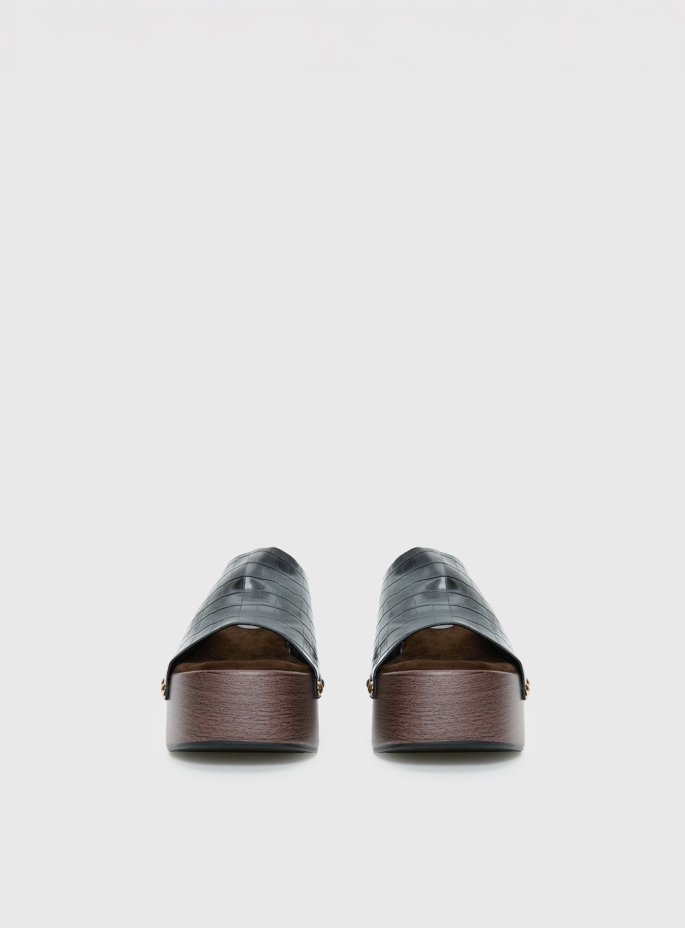 Therapy Imani Platform Sandals Black
