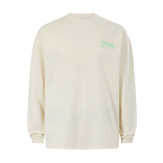 Lloyd Mens Premium Heavyweight 100% Cotton Jersey Top - Buttercream