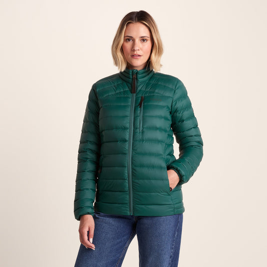 North Womens RDS Certified Down Jacket - Evergreen