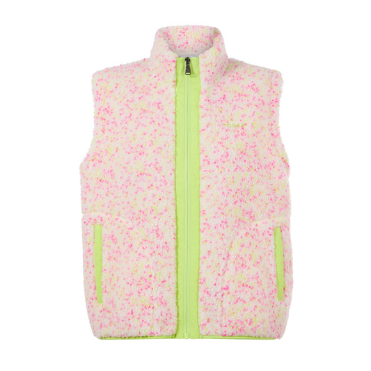 Olga Womens Thermal Sherpa Gilet - Vanilla Nep