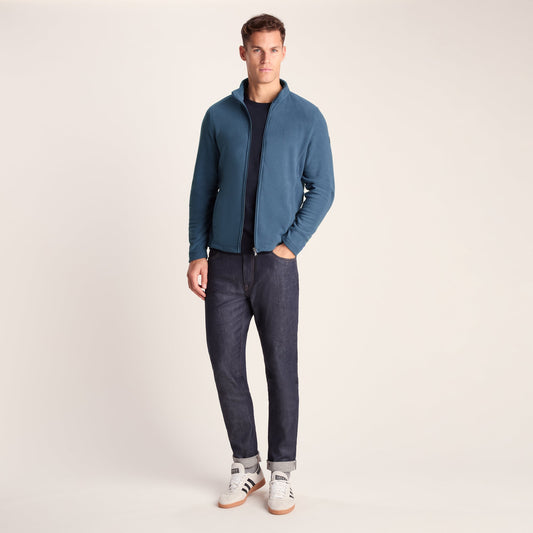 Revive Mens Fleece Jacket - Blue Stone
