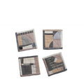 Patchwork Coaster in Gray (Set of 4)